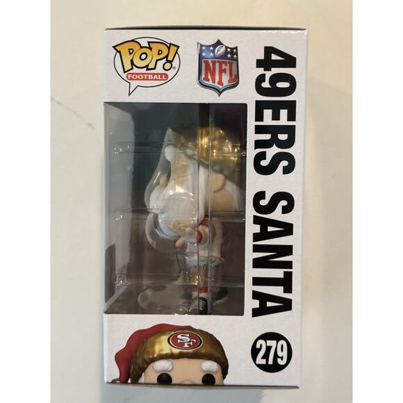 Funko POP! NFL San Francisco 49ers Santa #279 Fanatics 2024 Holiday Ex. #3 - Picture 3 of 7